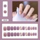 thumbnail image 1 of Uñas postizas HUOGUO, color morado, 24 unidades con adhesivo adhesivo para mujer, 1 of 4