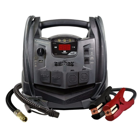 Jump Starter Schumacher AGM 1200A recargable con compresor de aire