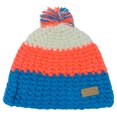thumbnail image 2 of Empire Cove Winter Tri-Color Knit Beanie with Pom Pom- Blue, 2 of 5