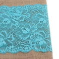 thumbnail image 4 of De De De Cordón Grueso Taza De Suministros De Decoración Del Partido Yute azul perfecl Mantel de lino triturado, 4 of 8