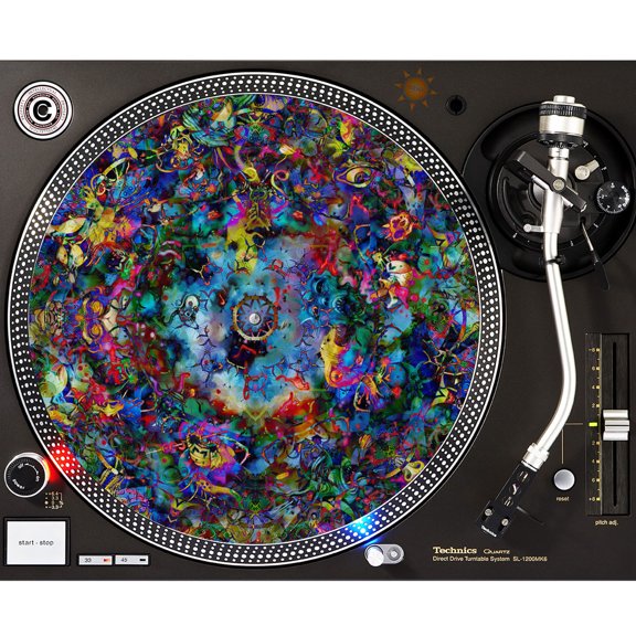 KuzmarK™ 12" DJ Turntable Slipmat - Monster Punk Park