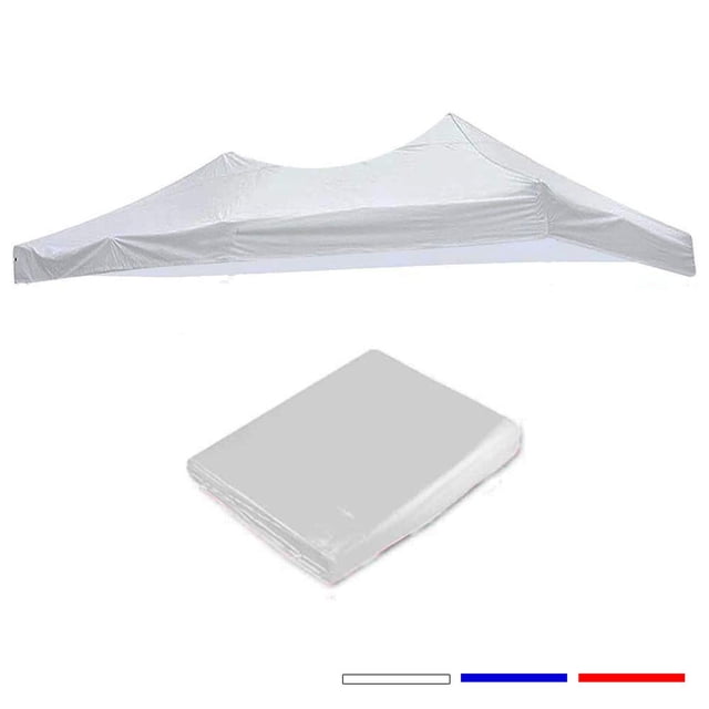 Techo Lona Impermeable para Toldo Jardimanía, 3x4.5 Metros blanco