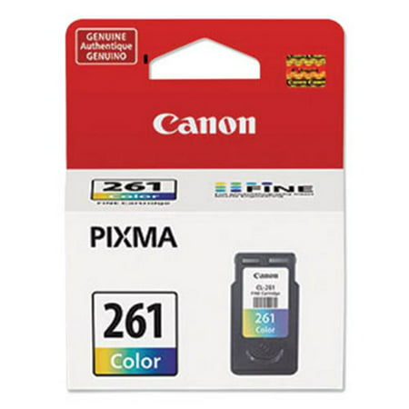 New Canon 3725C001   Each Canon 3725C001 (CL-261) Ink Genuine Canon CL-261 Color Ink Cartridge for great looking photos and images. The CL-261 Color Ink Cartridge produces colorful  photos and images. Combined with the Genuine PG-260 Black Ink Cartridge and Canon photo paper this ink protects your photos from fading for longer  thanks to the ChromaLife100 System. Genuine Canon inks provide peak performance that is specifically designed for compatible Canon printers. Device Types: Inkjet Printer; Color(s): Color; Supply Type: Ink; Market Indicator (Cartridge Number): CL-261. For Model Number(s): Canon® PIXMA TS5320 Canon Usa Inc  Canon 3725C001 (CL-261) Ink  Color