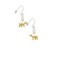 thumbnail image 3 of Delight Jewelry Goldtone 3-D Bear Silver tone Infinity French Earrings, 3 of 4