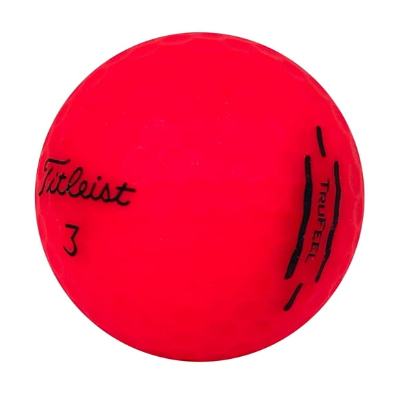 24 TruFeel Red 5A Recycled Golf Balls, by Mulligan USA