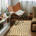 thumbnail image 6 of My Magic Carpet 3'x5' Machine Washable Non-Slip Kitchen Entryway Area Rug - Puff Dotty Honey Beige, 6 of 6