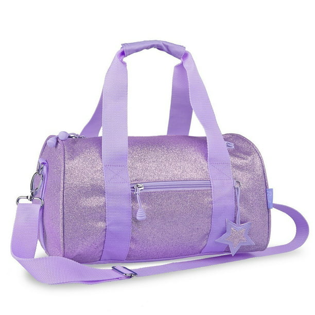 Bixbee Purple Sparkalicious 5 Pocket Girls Medium Handbag Duffel Bag - www.bagsaleusa.com - www.bagsaleusa.com