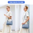 thumbnail image 2 of Bolso de hombro Keyli para mujer, piel sintética azul, 11 de largo x 4,5 de ancho x 9 de alto, 2 of 6