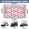 thumbnail image 3 of Valentine's Day Romantic Pattern Golf Cart Seat Protector 51"x31" Universal Front Seat Towel Blanket Protector, 3 of 8