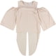 thumbnail image 1 of bar III Blusa con hombros descubiertos para mujer, rosa, extra pequeña, 1 of 2