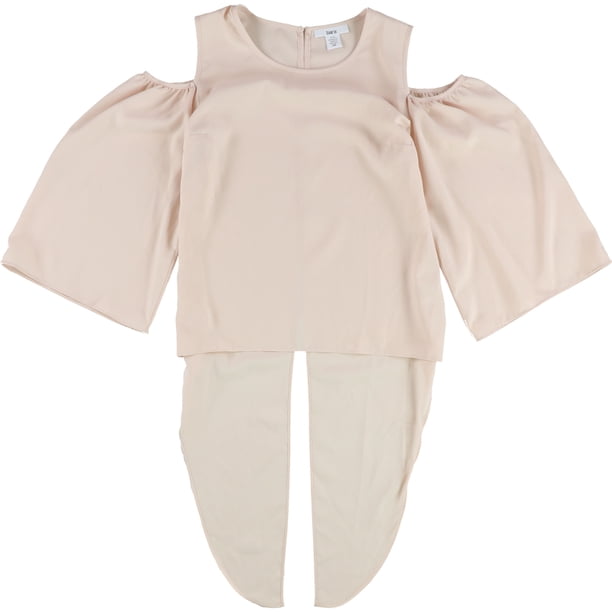 bar III Blusa con hombros descubiertos para mujer, rosa, extra pequeña