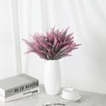 thumbnail image 5 of MINKUROW Artificial Lavender Flowers Fake Plants with Faux Plastic Wedding Bouquet for Table Centerpieces Home Kitchen Garden Farmhouse Decor 8Pcs Fuchsia, 5 of 6