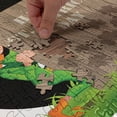 thumbnail image 4 of Ambesonne Celebration Jigsaw Puzzle Durable Cardboard, Plank Shamrock, 1000 pcs, Umber and Emerald, 4 of 5