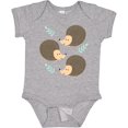 thumbnail image 3 of Inktastic Hedgehog Gifts for Girls Girls Baby Bodysuit, 3 of 5
