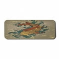 thumbnail image 1 of Japanese Computer Mouse Pad, Grunge Style Oriental Water Koi Carp Fish Aquatic Theme Distressed Pattern, Rectangle Non-Slip Rubber Mousepad Large, 31" x 12" Gaming Size, Multicolor, by Ambesonne, 1 of 2