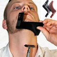 thumbnail image 1 of Paquete de 2 peines para peinar patillas con cepillo para barba para hombre, 1 of 4