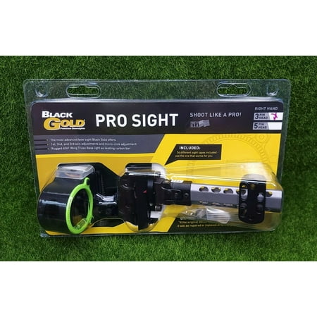 Black Gold Pro Sight 3-Pin (.019) Right Hand Bow Sight - BGPDT3