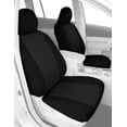 thumbnail image 2 of CalTrend Front Buckets EuroSport Seat Covers for 1988-1994 Chevy C/K 1500-3500 - CV478-03HB Charcoal Insert with Black Trim, 2 of 3