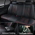 thumbnail image 6 of 2009 for Scion Xd Car Seat Cover, Red Edge Car Seat Covers, Faux Leather Full Set of 5 Seats Anti-Slip Beautify Interior, Give Your Interior a New Look, 6 of 9
