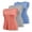 grey, blue,red, variant on Pinspark Womens Crew Neck Workout Tops Quick Dry Yoga Tank Top Sleeveless Lightweight Athletic Shirt 3 Pack
