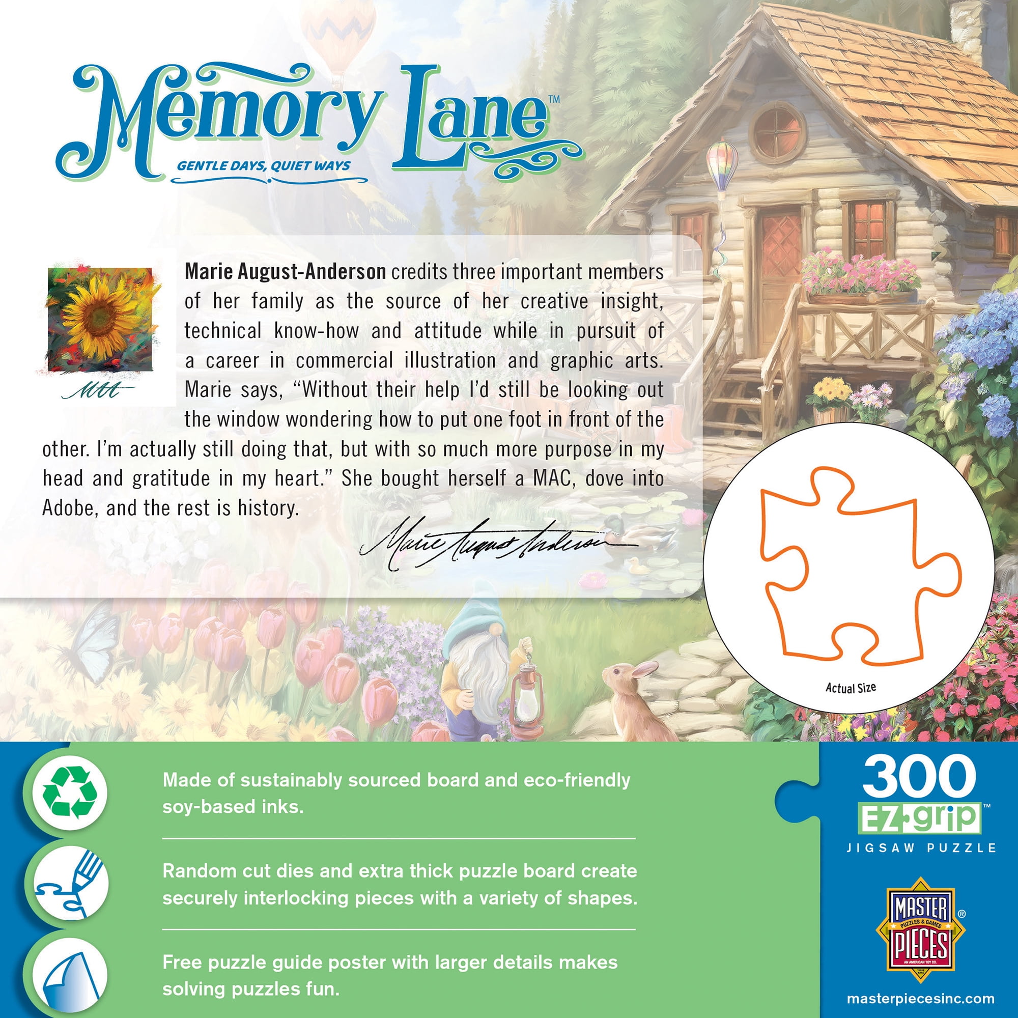 Memory Lane - Gentle Days, Quiet Ways 300 Piece EZ Grip Puzzle