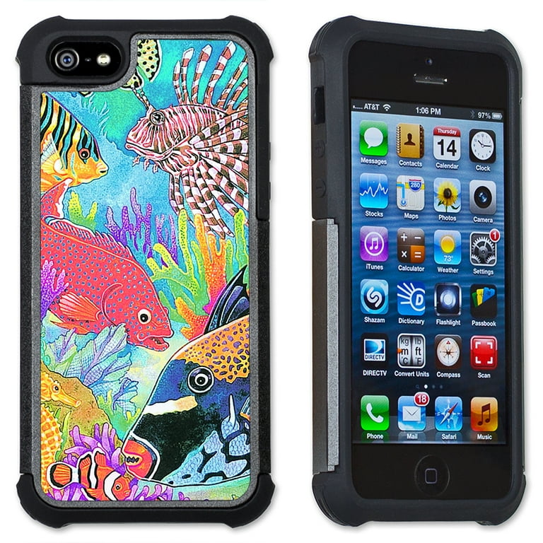 Apple iPhone 6 Plus / iPhone 6S Plus Cell Phone Case / Cover with Cushioned  Corners - Coral Reef - Walmart.com