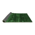 thumbnail image 2 of Ahgly Company Indoor Round Abstract Emerald Green Contemporary Area Rugs, 3' Round, 2 of 4