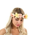 thumbnail image 2 of MEICHEN Fascinator Hats for Women Women Flower Hair Garland Crown Headband Floral Wreath Hairband All Seasons Fashion Must Have, 2 of 4