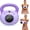 Purple, 1PCS, variant on Vibration Kettlebell - 3LB Golden Weight Ideal for Women's  Loss,  Sculpting & Lymphatic Drainage -  Vibration Exercise Machine for Toning, Circulation & Daily  Workouts