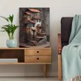 thumbnail image 5 of Vintage Building Canvas Print, Suitable for Living Room, Bedroom, Office, Cafe, Bar, Study, Hotel Decor, 5 of 8
