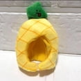 thumbnail image 4 of Stylish Pineapple Pet Hat Adorable Adjustable Cat Headdress Soft Fabric Accessory Photogenic Tropical Pet, 4 of 5