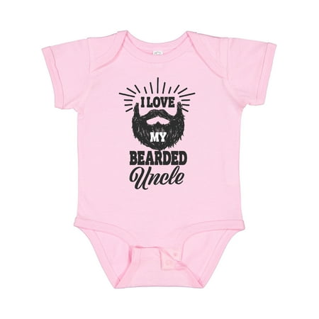 

Inktastic I Love My Bearded Uncle Gift Baby Boy or Baby Girl Bodysuit