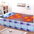thumbnail image 2 of Electric Heating Blanket USB Heater Blanket Plush Winter Warm-Up Adjustable Temperature Timing Heating Pad 80x160cm, 2 of 5