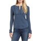 thumbnail image 1 of Lucky Brand Womens Novelty Bib Henley Shirt, Azul, S Lucky Brand henley, 1 of 1