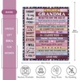 thumbnail image 6 of Best Grandma Gift, Funny Thoughtful Gift for Grandma from Grandson Granddaughter, Grandma Birthday Gift from Grandkids, Unique Grandma Gift for Christmas Mothers Day, Grandma Blanket Gift 80"X 60", 6 of 6