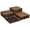 22pcs Brown, variant on QinaQin Acacia Deck Tiles, Interlocking Wood Grain Floor Tiles for Patio, Balcony, Garden, Concrete and Hot Tub Areas