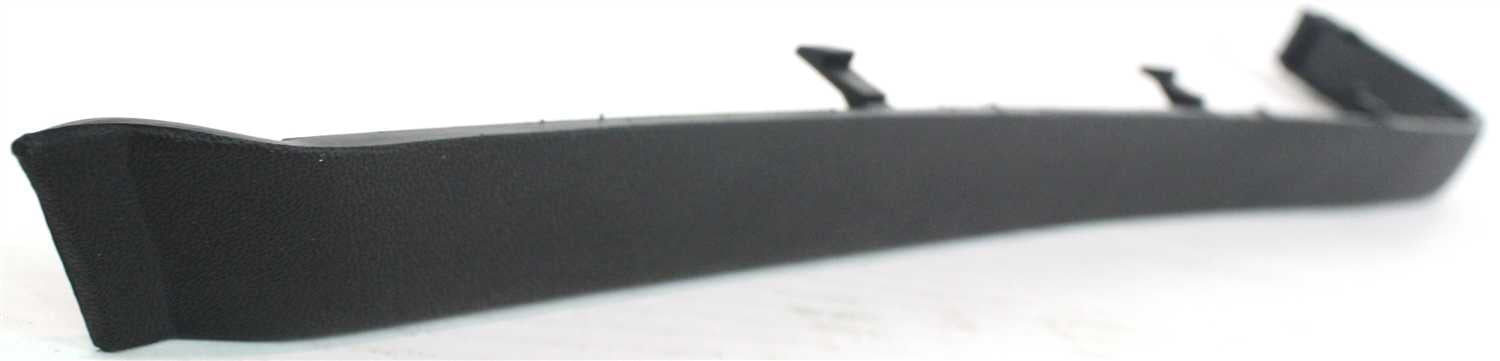 Bumper Trim Compatible With 1997-2000 BMW 528i 540i Rear, Left Driver Side, Outer Textured
