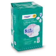 Equate Ultra Thin Extra Heavy Overnight Pads with Flexi-Wings, Size 5, 34 count