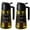 2pcs Black, variant on Deep Fryer Pot with Stainless Steel Basket, 1.2L Small Frying Pan for Fries, Chicken
