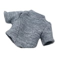 thumbnail image 4 of Figuras de acción femeninas a escala 1/12, ropa, ropa en miniatura, disfraz de muñeca, accesorios, moda, fácil de usar, accesorio fotográfico para Camiseta gris claro, 4 of 7