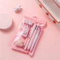 thumbnail image 2 of Cute Stationery Set School Supplies with 1 Six In One Ballpoint Pen, 1 Retractable Ballpoint Pen, 1 Permanent Pencil, 1 Highlighter, 1 Eraser, 1 Correction Tape, 1 Art Knife Pink One Size, 2 of 4