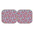 thumbnail image 7 of Xecao Daisies Flowers for Foldable Car Sun Shades (2-Pack) offer sun protection with an easy-fold design for convenient windshield shading., 7 of 7