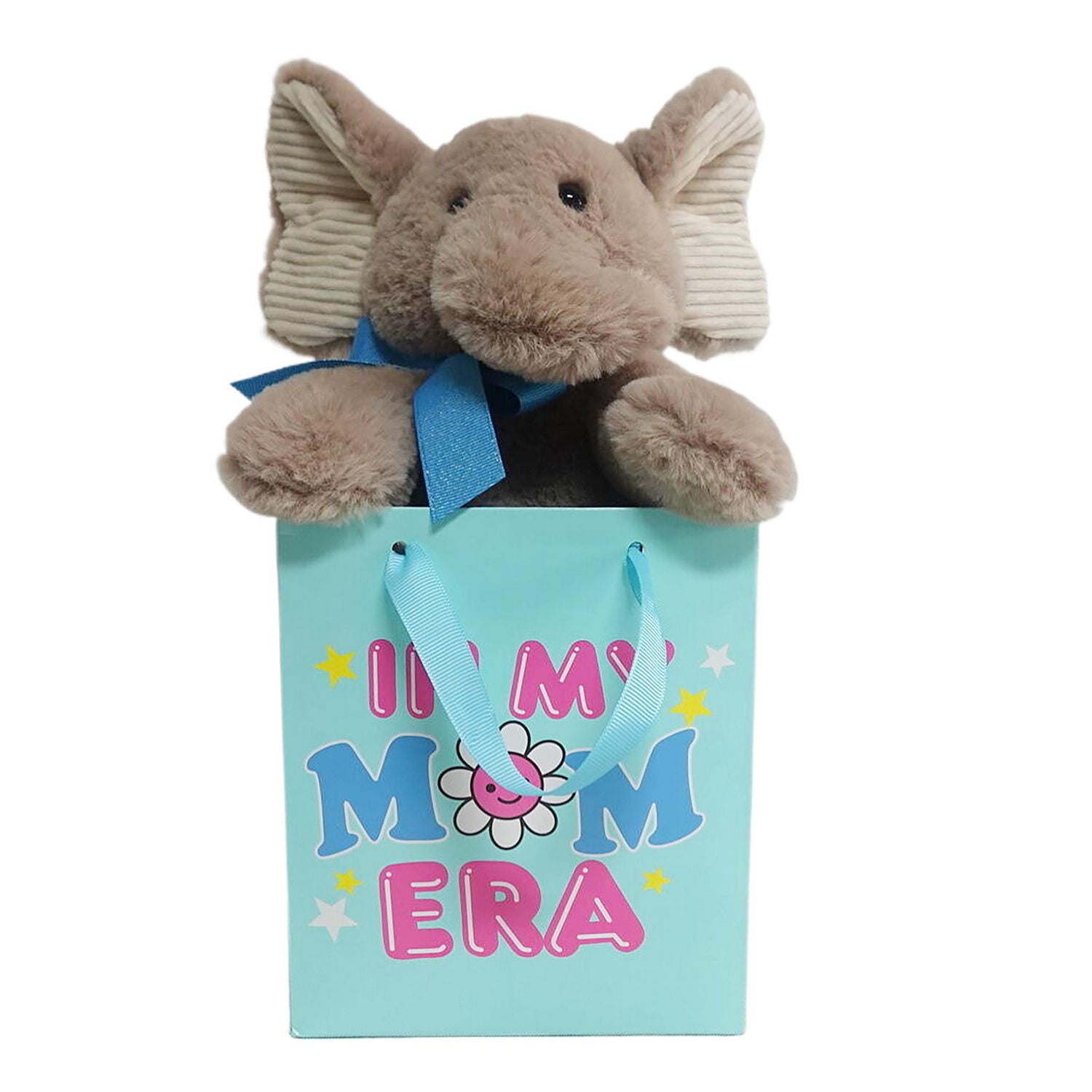 Mother's Day 8.5inch Grey Elephant Plush in Gift Bag, by Way To Celebrate