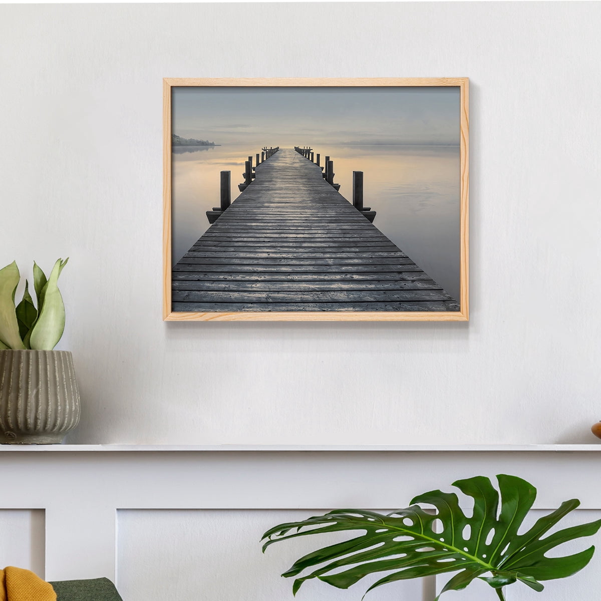 Sun Down by Mike Calascibetta - Restickable Framed Giclée Print