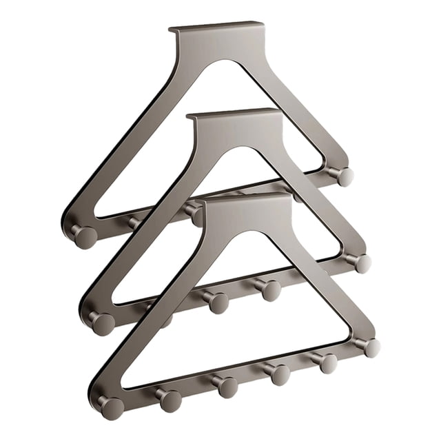 Door Hanger Rack Punch-free Over-the-Door Organizer Heavy Duty No-Drill Easy Installation RV Door Storage Rack
