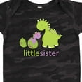 thumbnail image 4 of Inktastic Little Sister Purple Girls Baby Bodysuit, 4 of 5