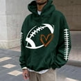 thumbnail image 1 of Sudadera con capucha para hombre, sudadera con capucha de moda, jersey estampado, manga larga, bolsillos, sudadera con capucha, blusa de poliéster para hombre, 1 of 6