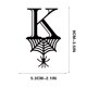 thumbnail image 2 of Decoraciones de Halloween, Adornos de Halloween, Regalos de Halloween, Etiqueta colgante decorativa de 26 letras de Halloween, Etiqueta colgante de araña con colgante, 2 of 4