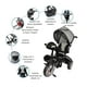 thumbnail image 3 of Triciclo para Niños The Baby Shop  para bebés, evolutivo Luz y Sonido Gris -, 3 of 8