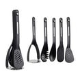 thumbnail image 2 of KitchenCraft MasterClass Smart Space Nesting Magnetic Kitchen Utensil Set, Silicone, Black, 9 x 9 x 30 cm, Pack of 5, 2 of 10